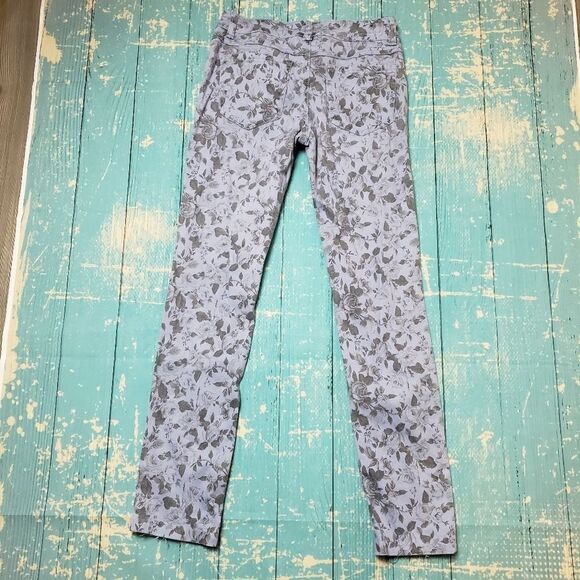Parasuco flowered stretch pants / jeans 27 - Picture 2 of 7